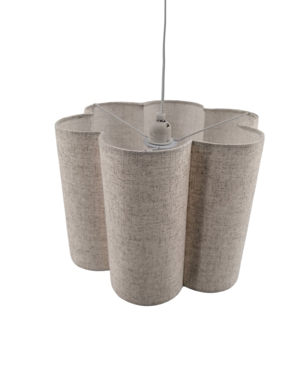 Lampe de plafond en polyester de couleur beige de 35 cm Lampe de plafond en polyester de couleur beige de 35 cm