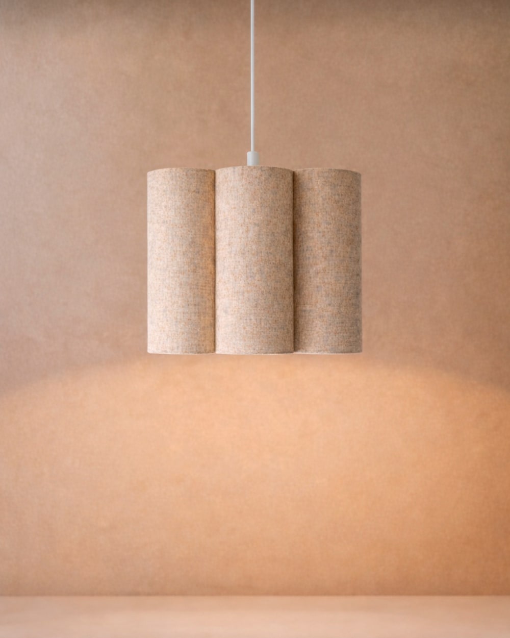 Deckenlampe aus Polyester in beiger Farbe von 35 cm - Maisons Du