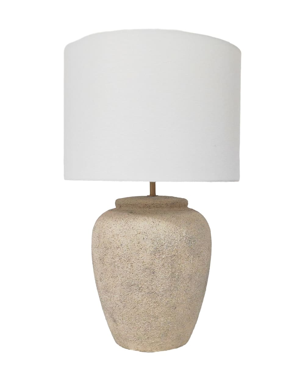 Lampe de table en céramique couleur naturelle de 62cm Lampe de table en céramique couleur naturelle de 62cm