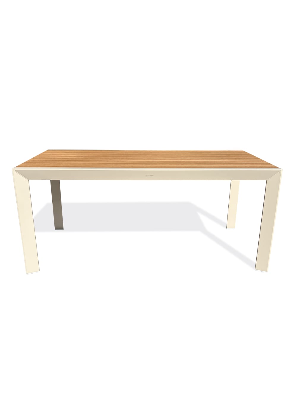 Table de jardin en alu - plateau