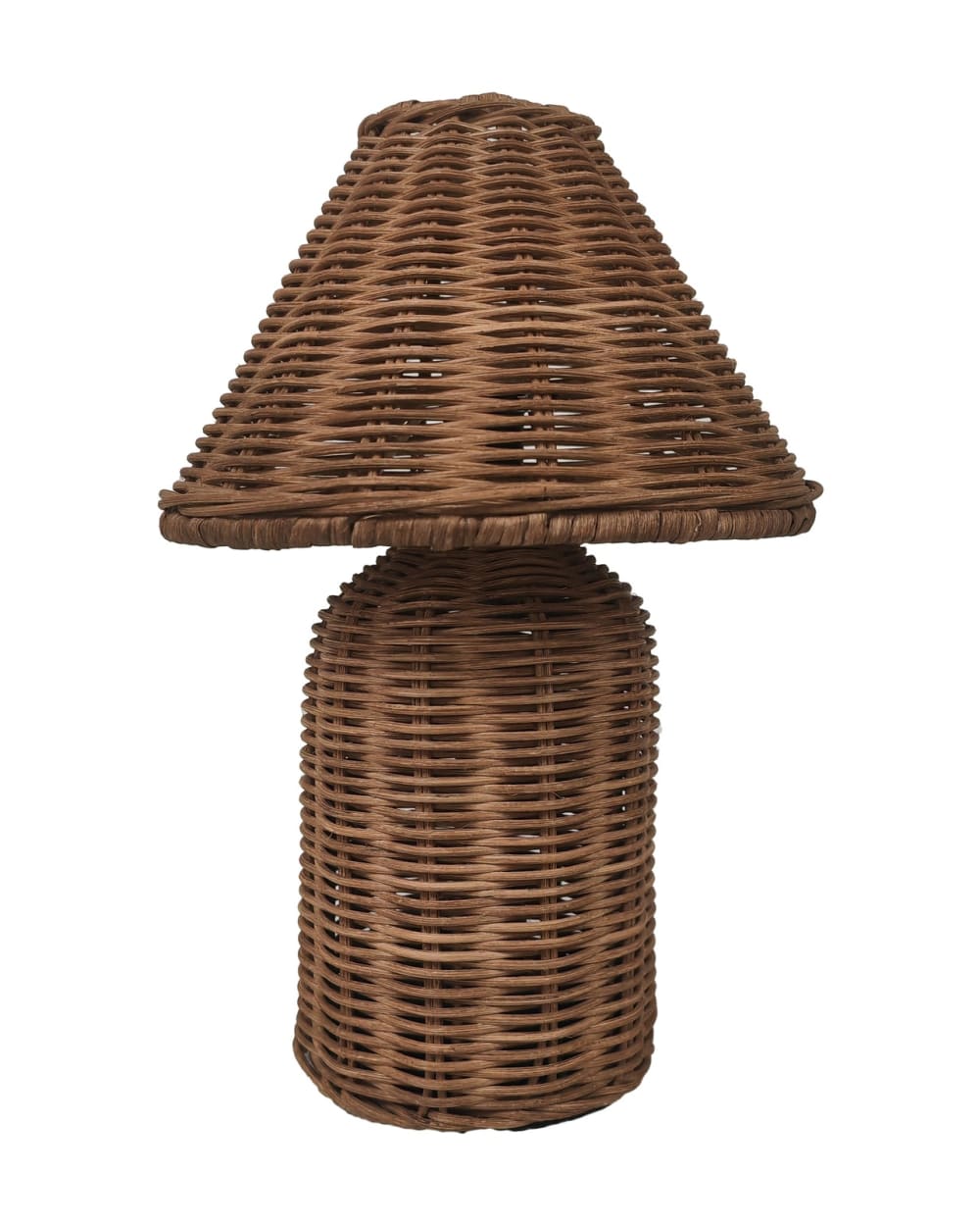 lampe de table en rotin - couleur