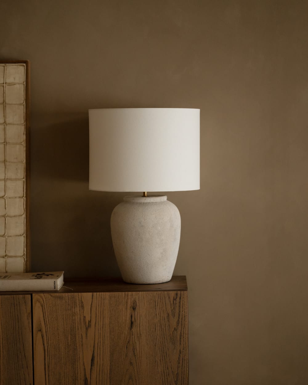 Lampe de table en céramique couleur grise de 62cm — vue 4
