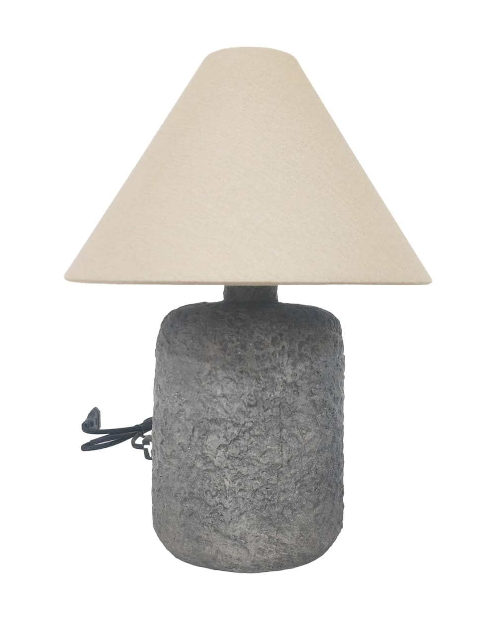 Lampe de table couleur naturelle et noire de 37cm Lampe de table couleur naturelle et noire de 37cm