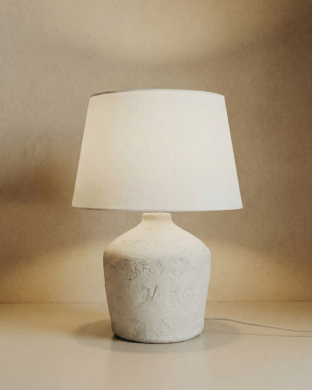 Lampe de table en céramique couleur naturelle de 50cm — vue 3