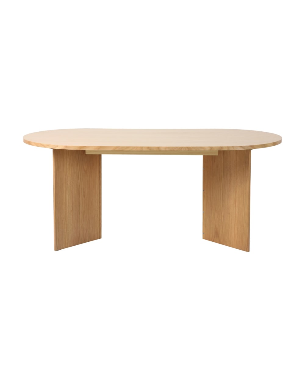 Ovaler Esstisch aus Eichenfurnier 180x90cm - Maisons Du Monde