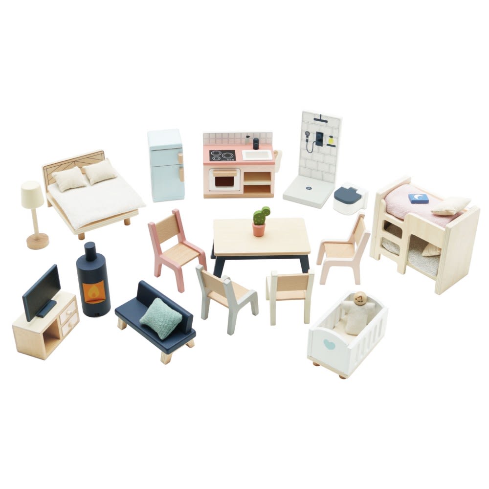 Le Toy Van Puppenhausmöbel BEIGE HOLZ Kinder