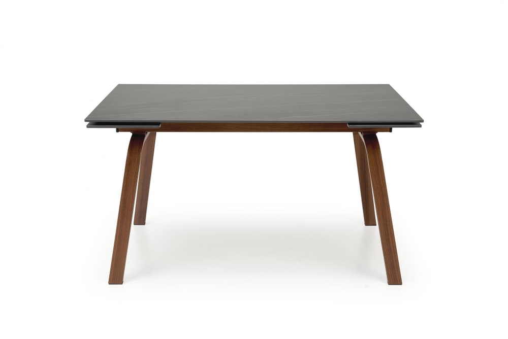 Ausziehbarer Tisch in schwarzer Marmoroptik, 140–200 cm - Maisons