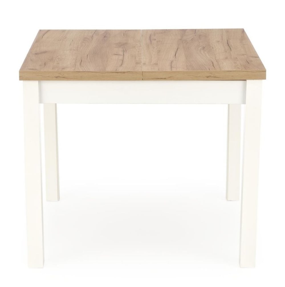 Table design scandinave bois blanc 140-220cm