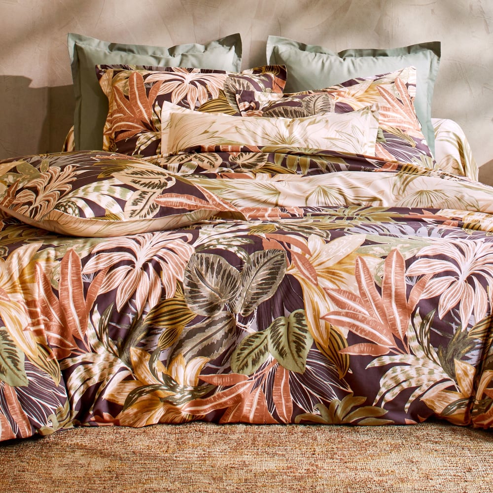 Housse de couette en coton multicolore 200x200cm