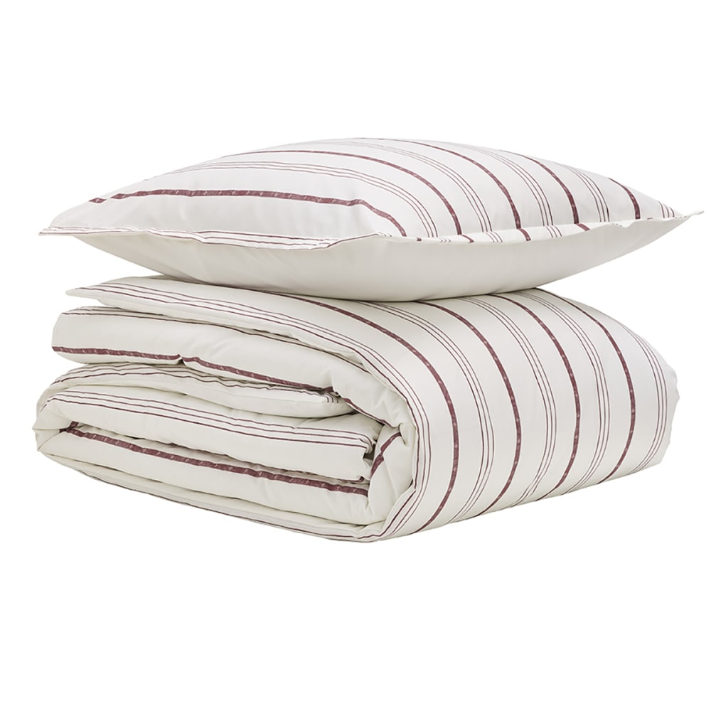 Parure de lit en percale de coton ecru 240 x 220 cm — vue 3