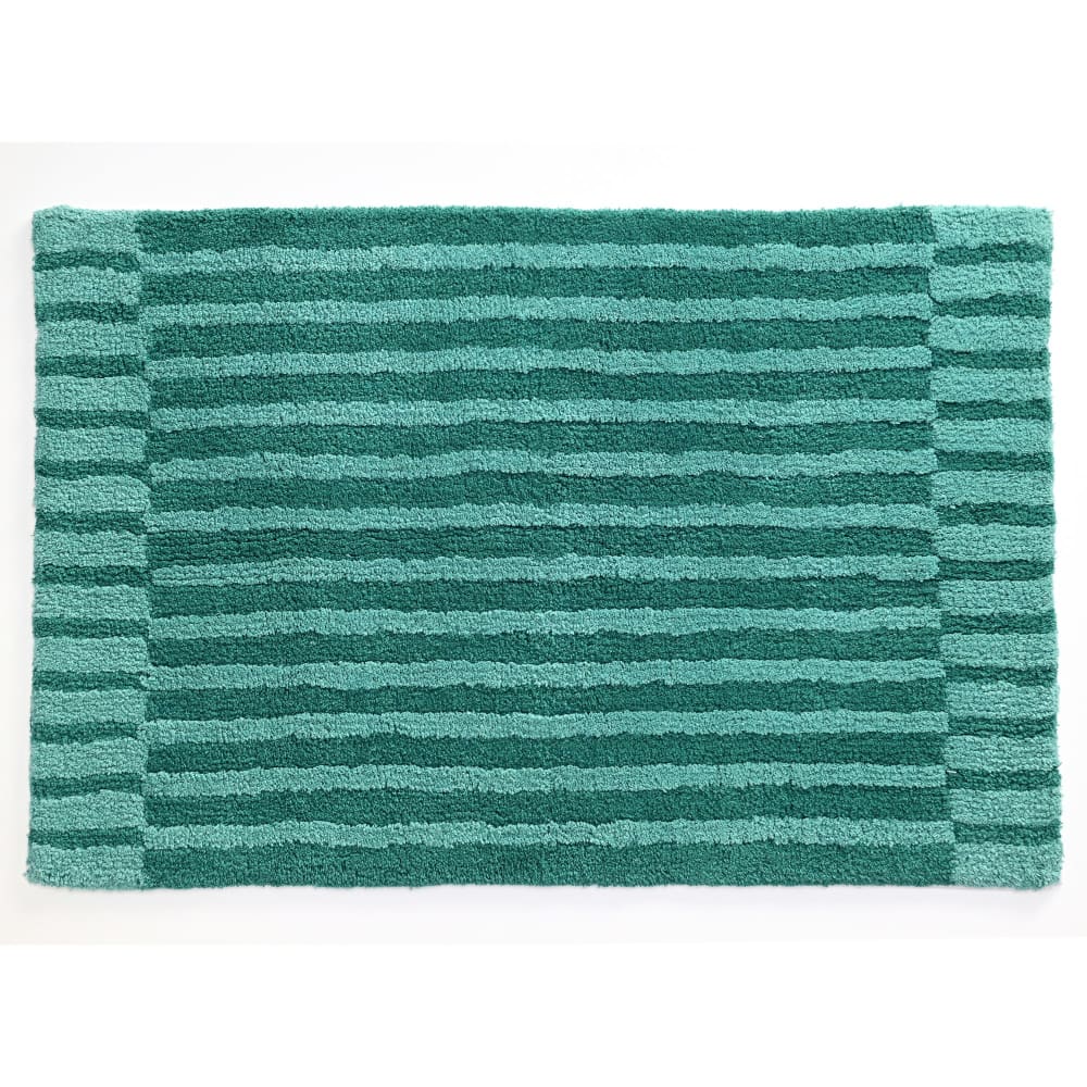 Tapis de bain en coton 200 g/m² vert 50x75cm
