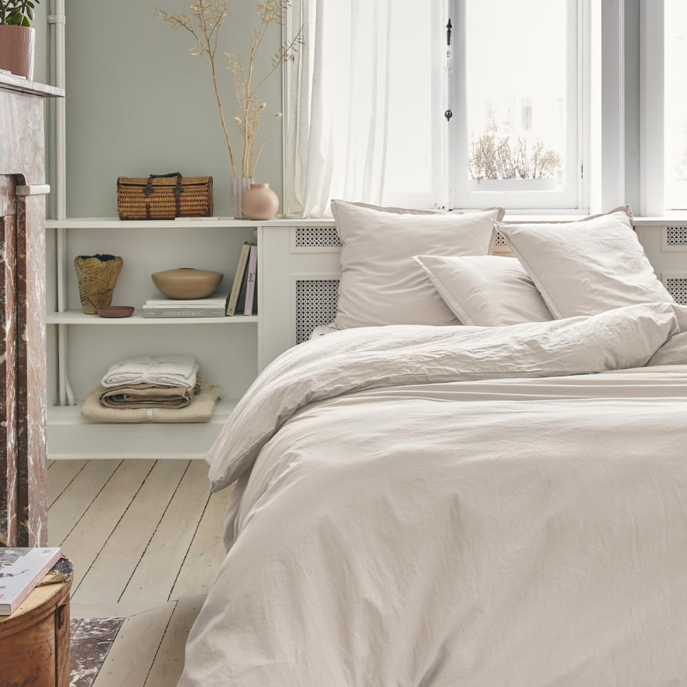Parure de lit unie en - 140