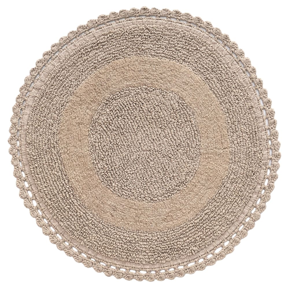 Tapis de bain en coton 1700 g/m² beige sable 70x80cm