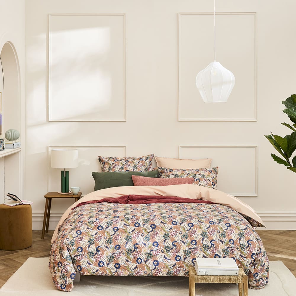 Parure de lit en percale - multicolore