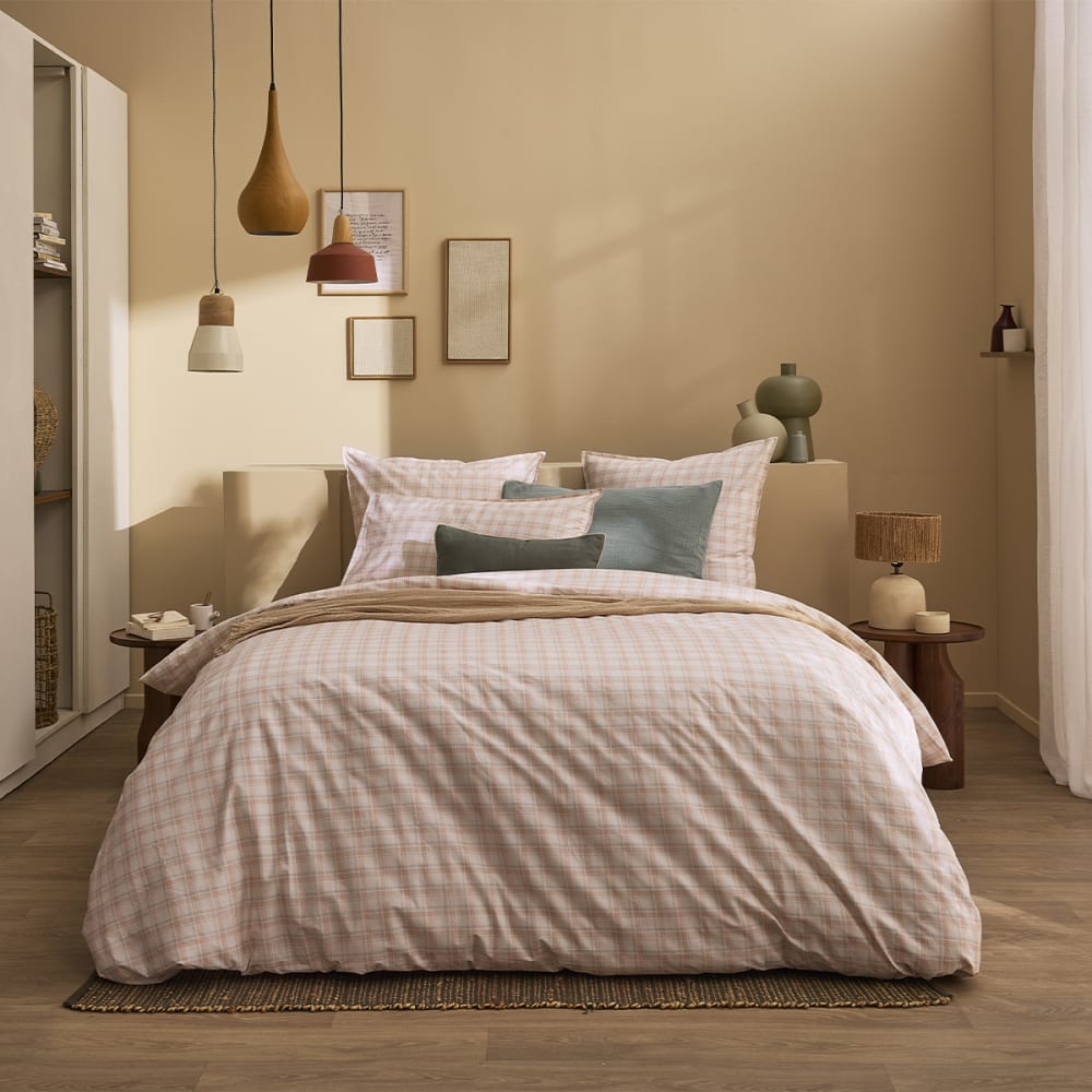 Parure de lit en percale - multicolore