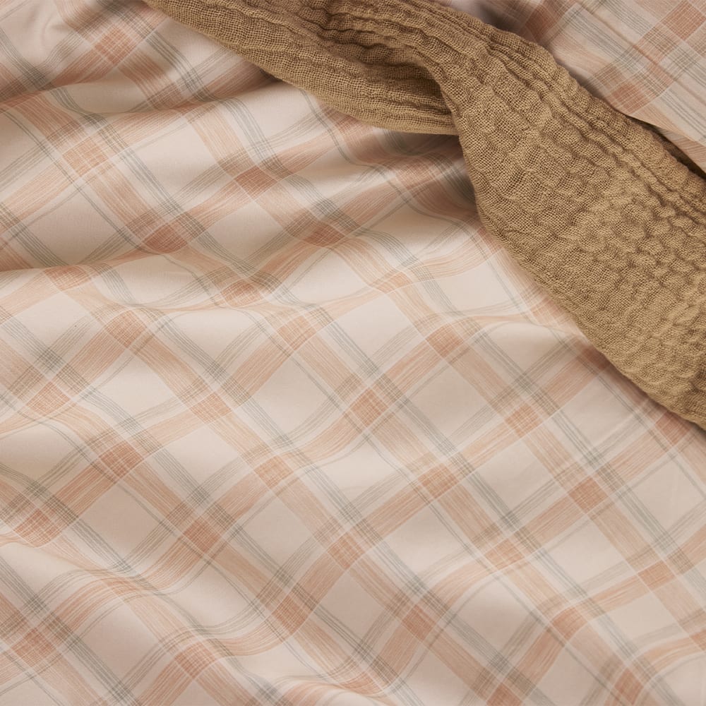 Parure de lit en percale de coton multicolore 140x200 cm — vue 4