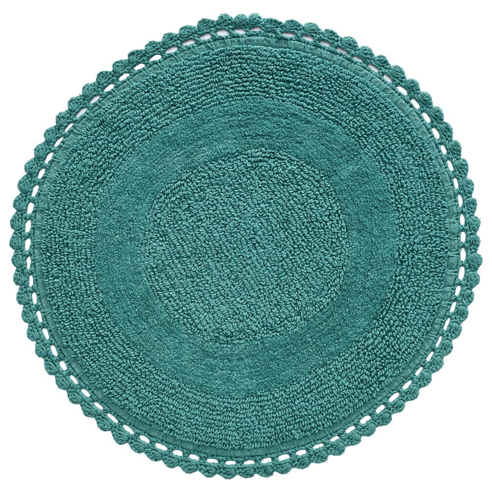 Tapis de bain en coton 1700 g/m² vert eucalyptus 70x80cm