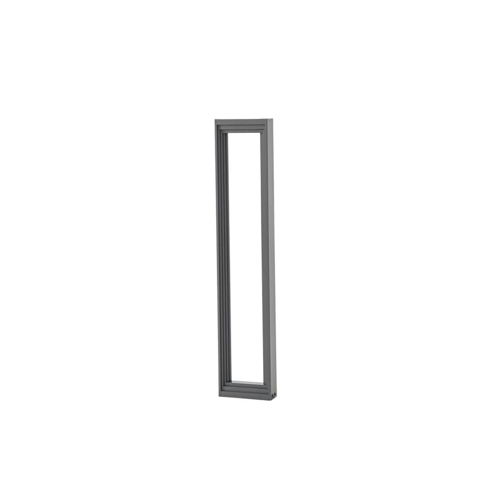 Eclairage exterieur led en métal gris