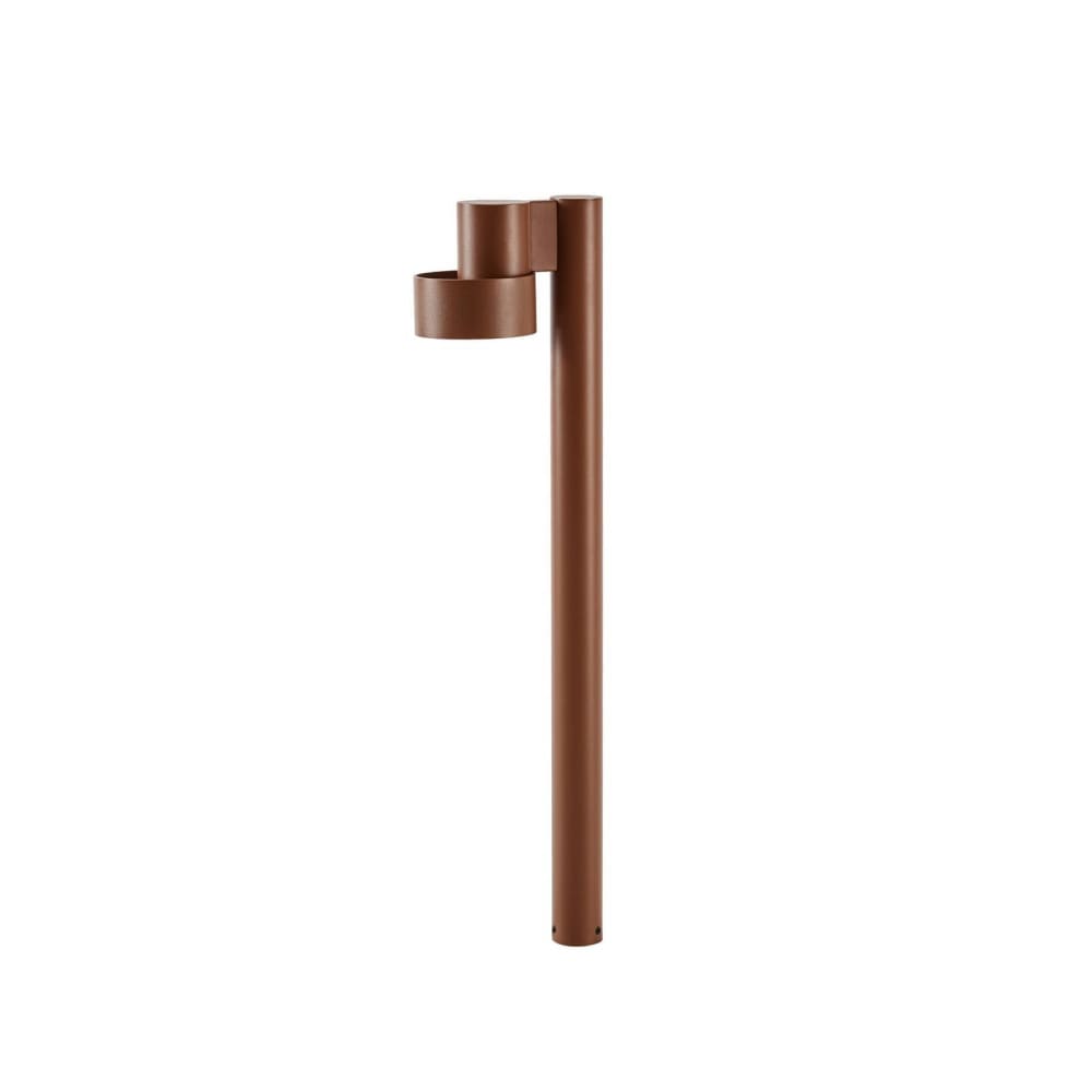 Luminaire extérieur en aluminium marron