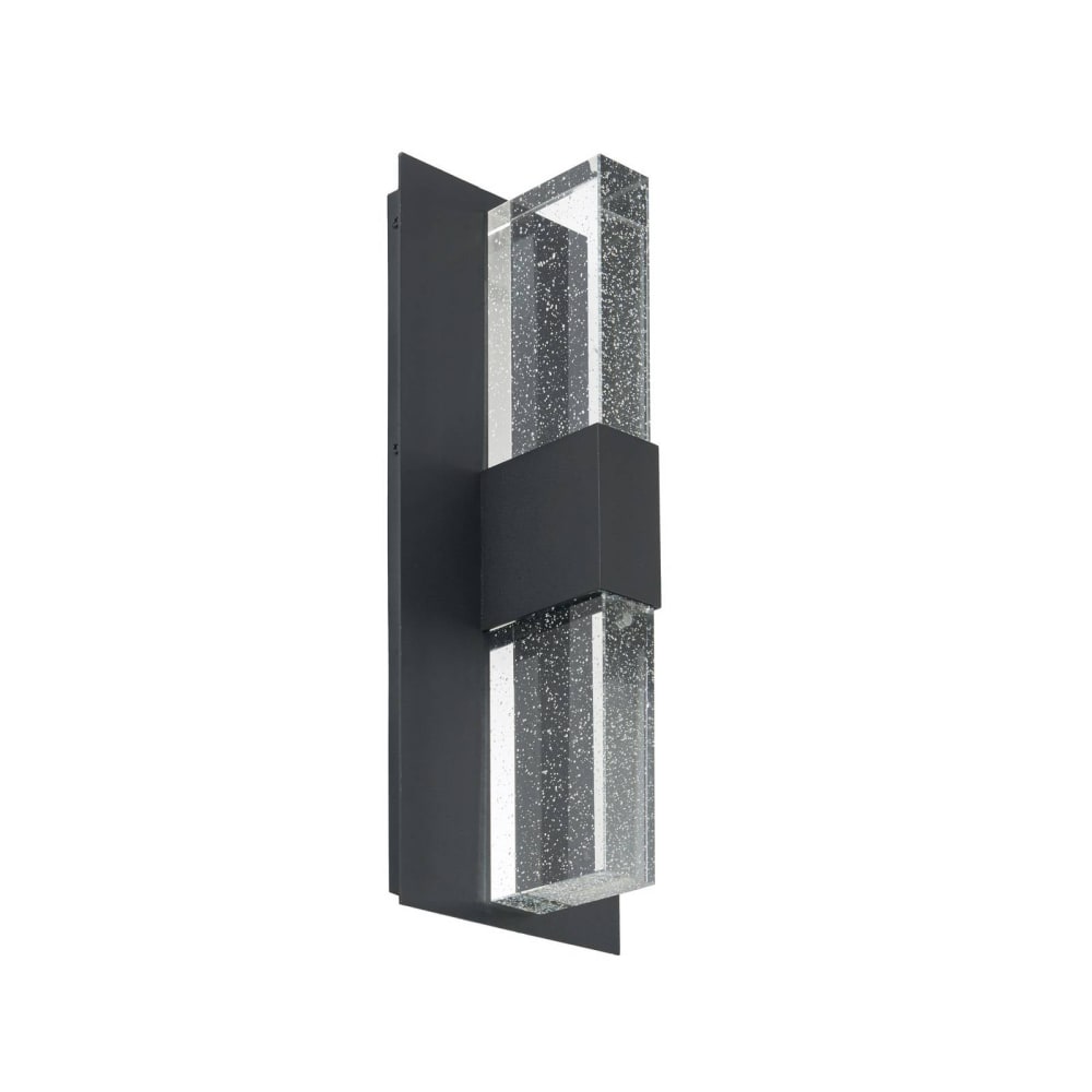 Applique exterieur led en aluminium noir
