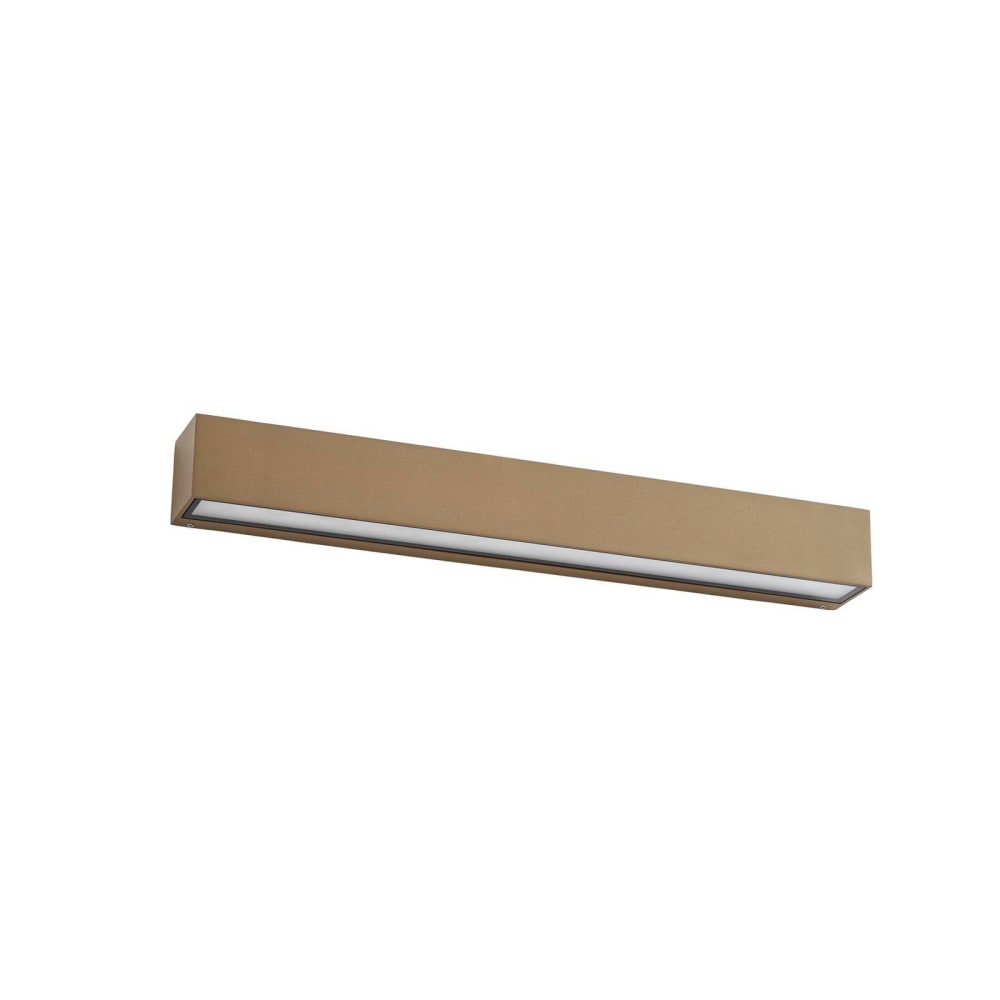 LED AußEnwandleuchte Aus Aluminium, Braun