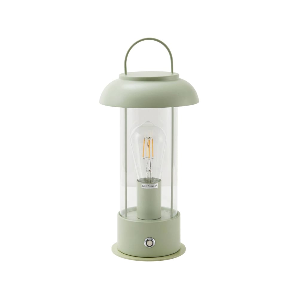 Luminaire de terrasse en métal vert