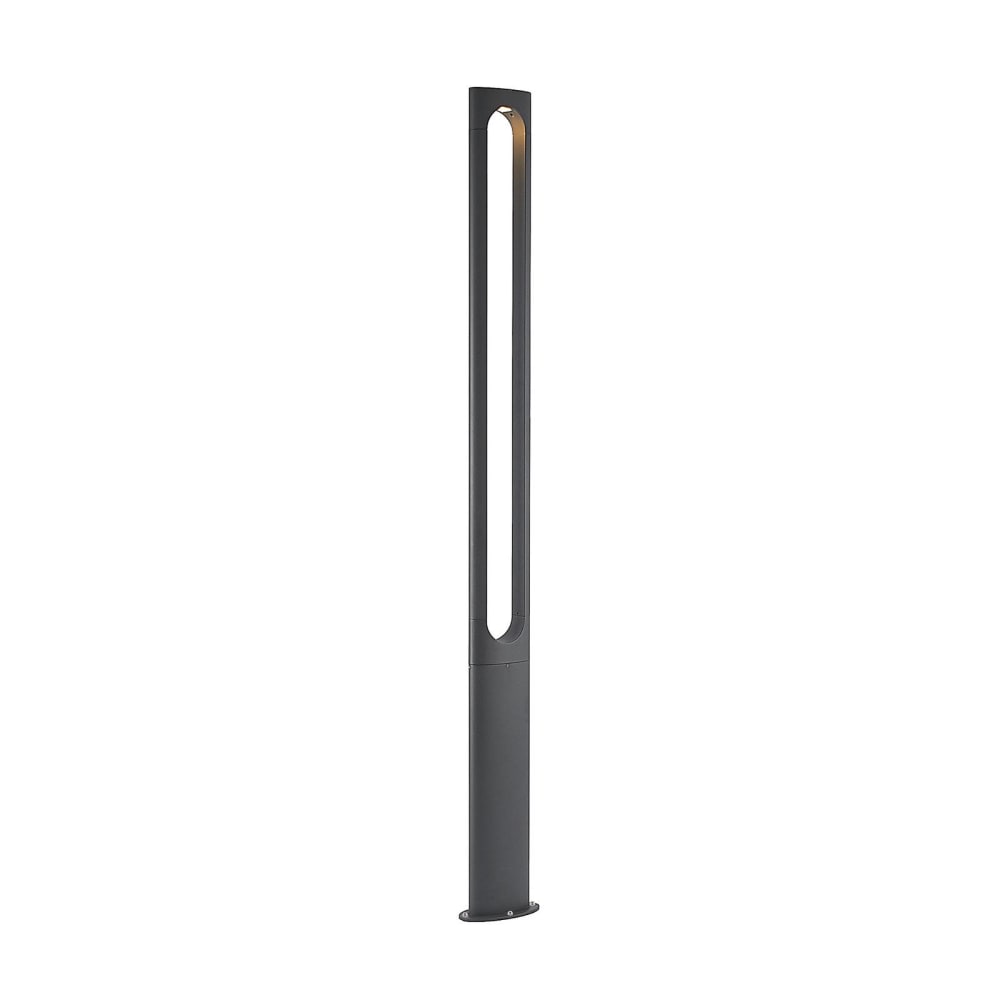 Lampadaire extérieur en aluminium noir