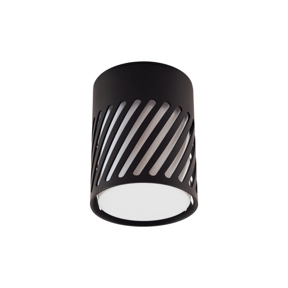 Plafonnier en aluminium noir