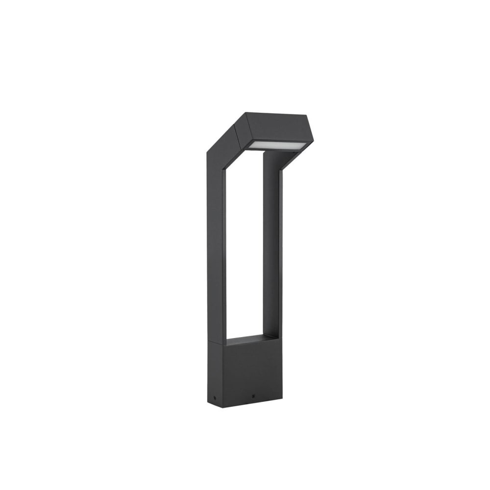 Luminaire extérieur en métal gris