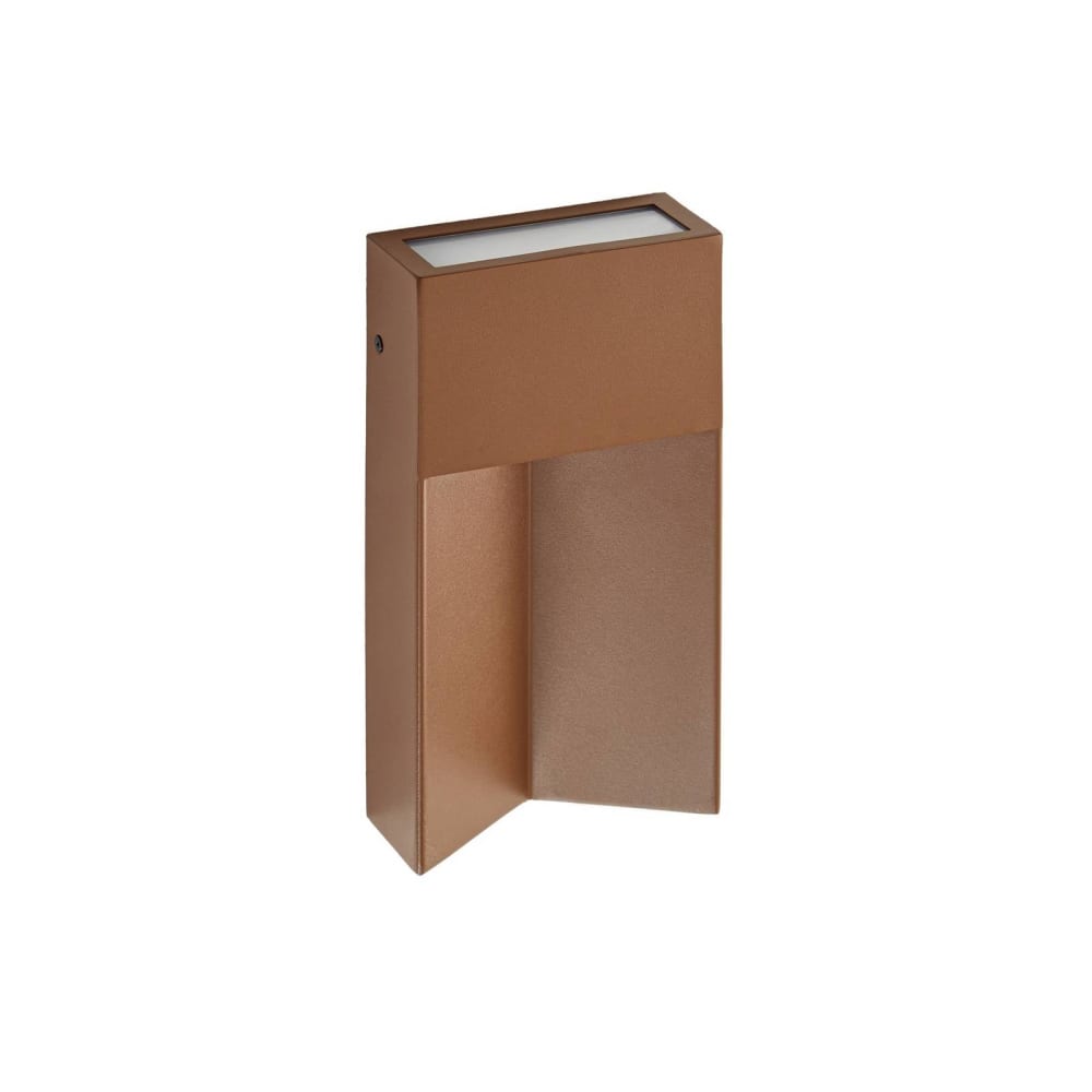 Applique exterieur en - aluminium marron