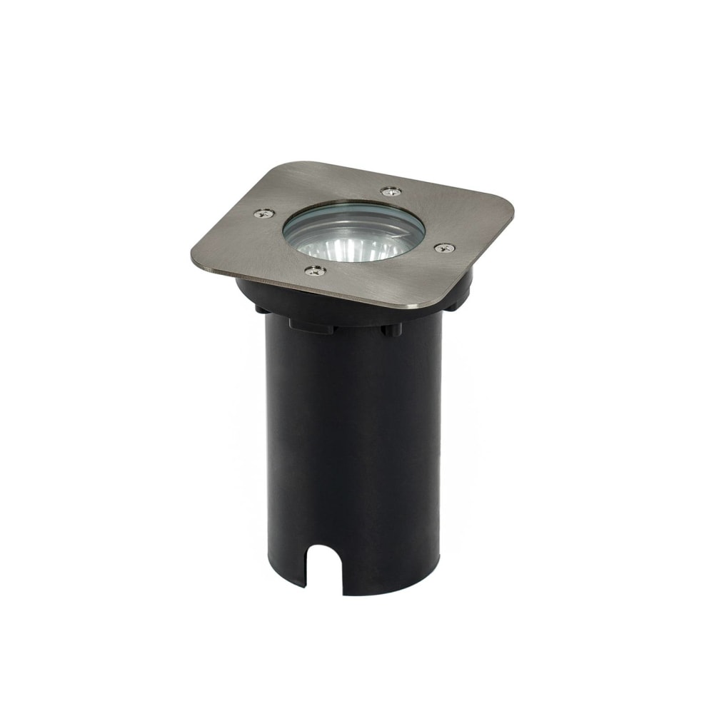 Spots encastrables dans le sol en inox gris Spots encastrables dans le sol en inox gris