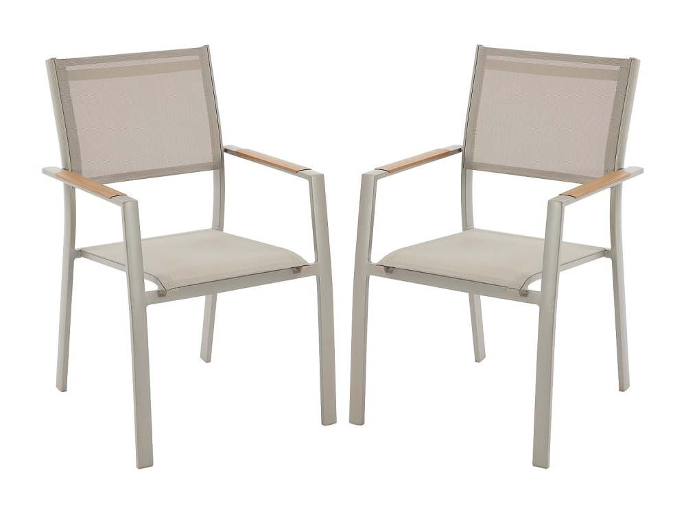 Lot 2 chaises jardin
