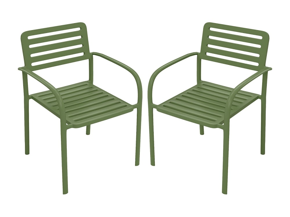Lot 2 chaises jardin