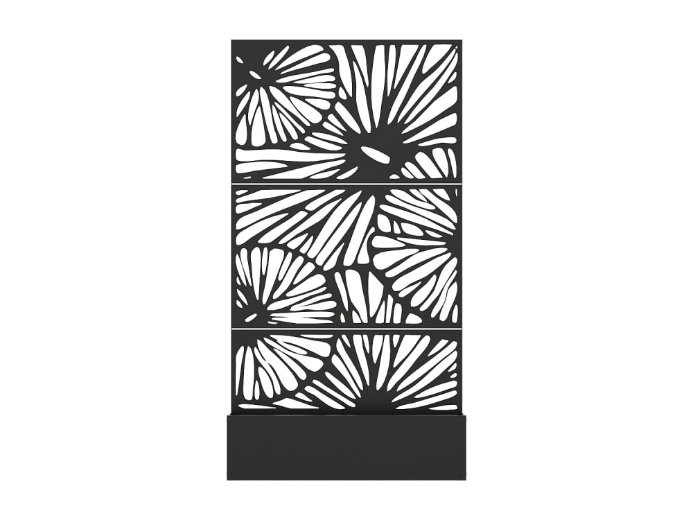 Jardinière avec treillis