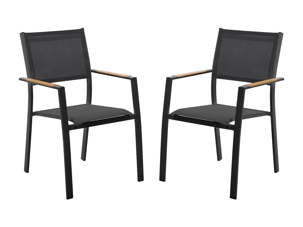 Lot 2 chaises jardin