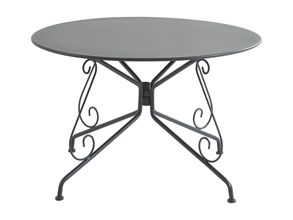 table de jardin métal - gris