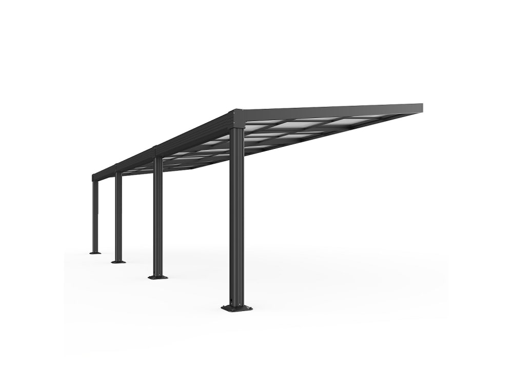 Pergola adossée polycarbonate