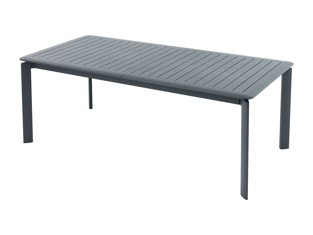 table de jardin aluminium - anthracite