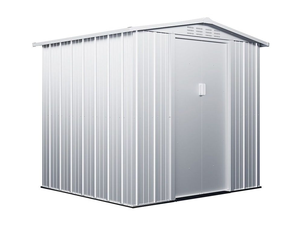 Cabane de jardin acier - gris clair