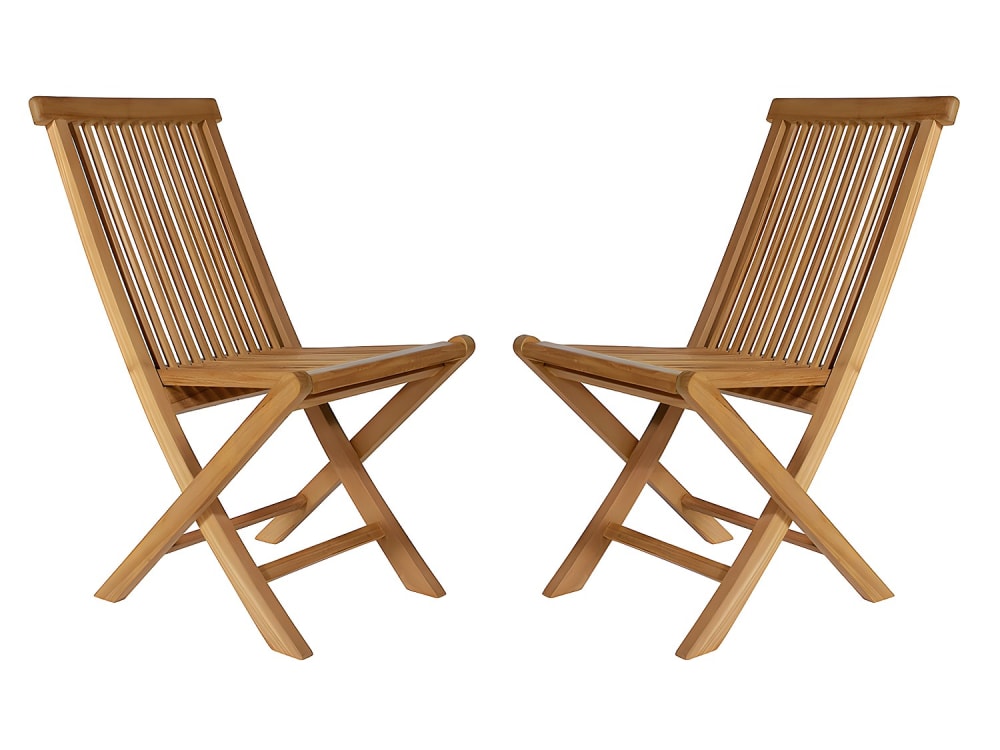 Lot 2 chaises jardin