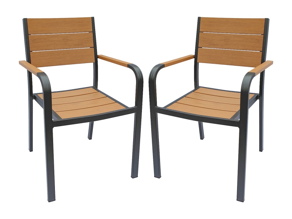 Lot 2 chaises jardin