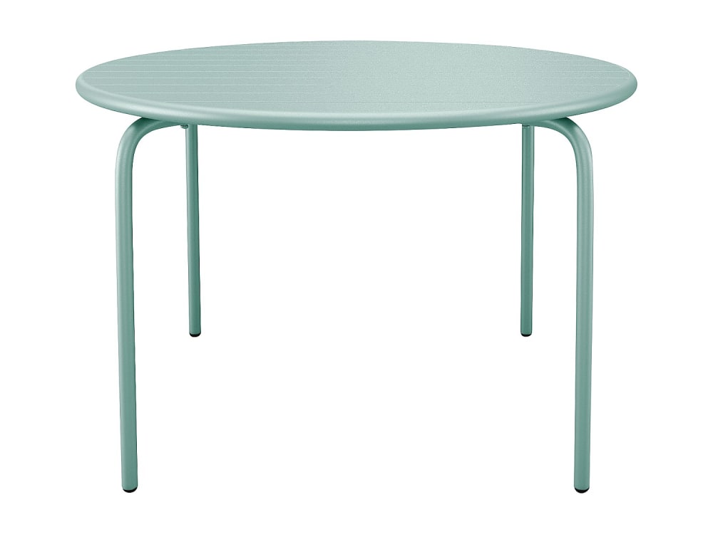 Table de jardin acier - vert amande