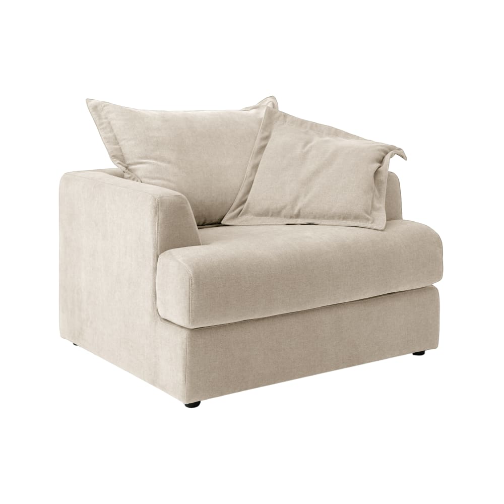 Fauteuil en tissu naturel — Beyit