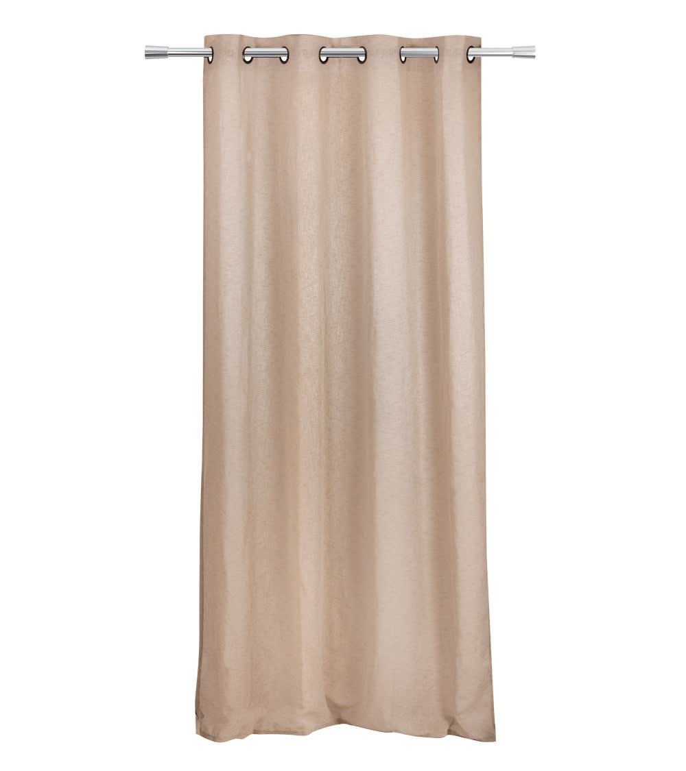 Rideau voilage 140x240 cm – aspect lin & effet Filtrant (100% polyeste — vue 4