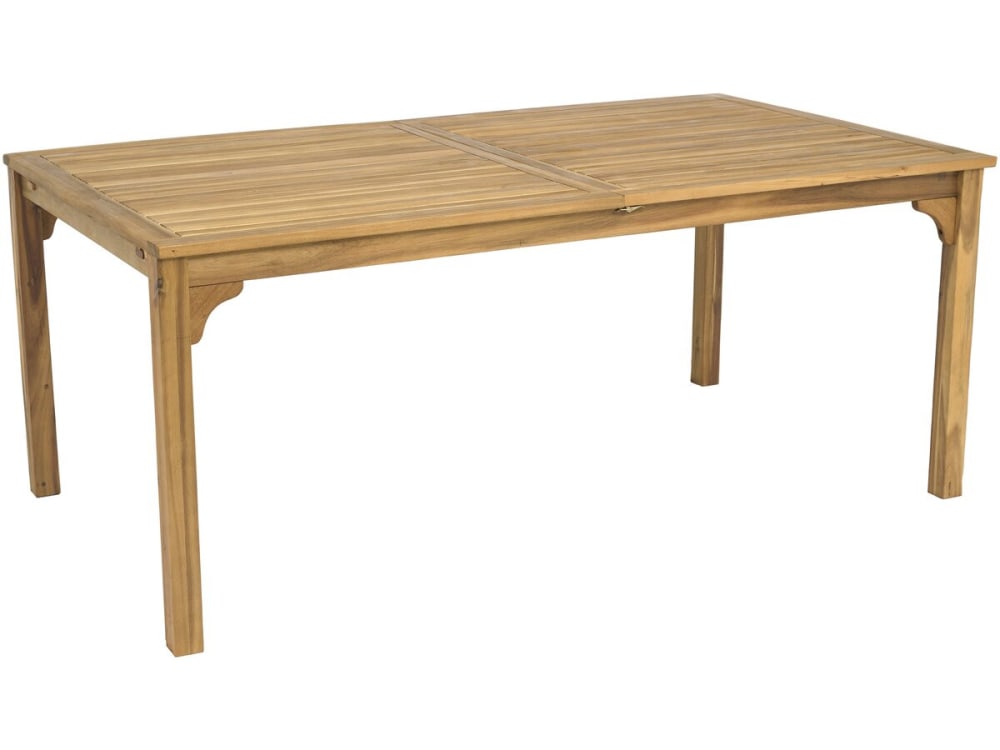 Table à manger extensible en bois marron 240 x 100 x 74 cm