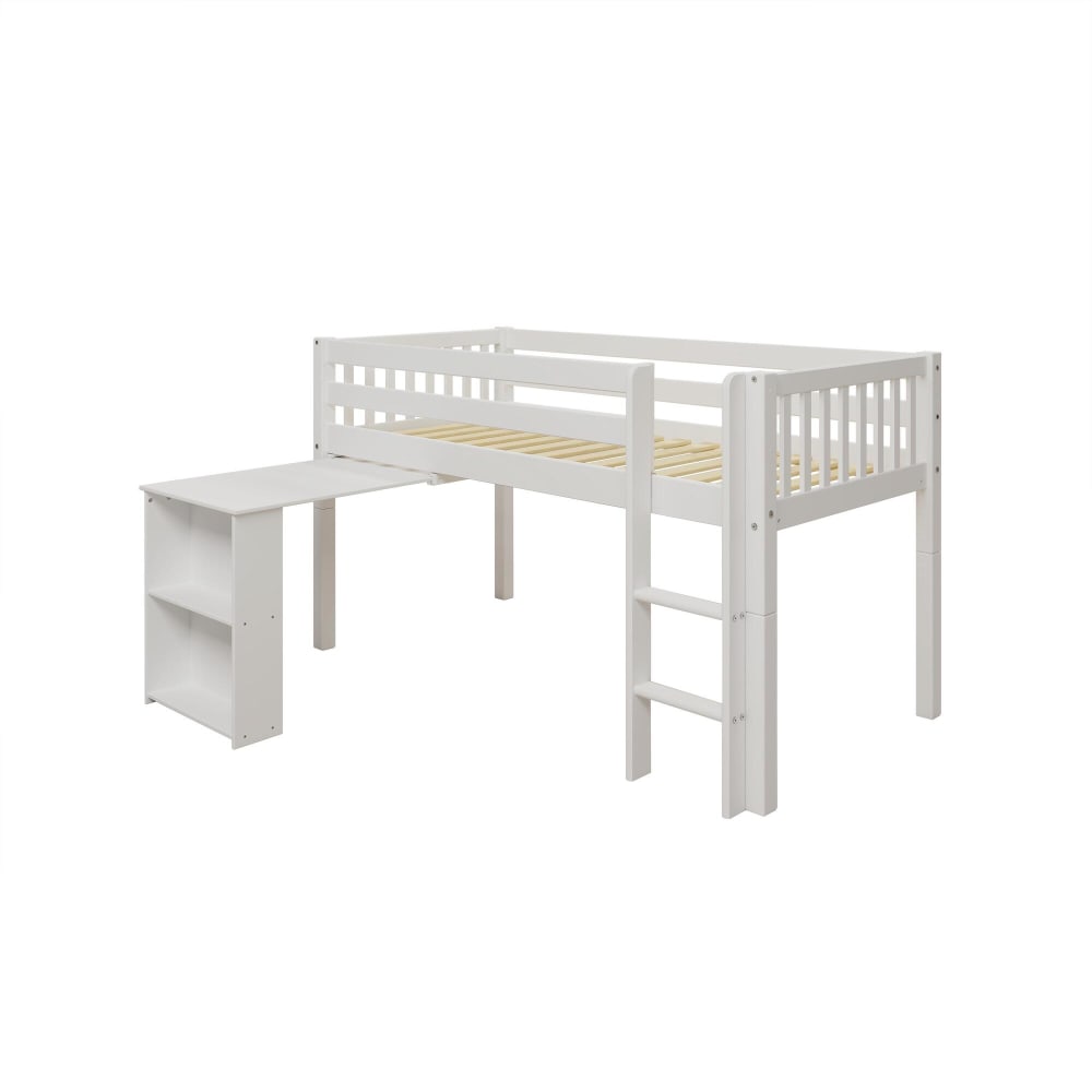 Lit mezzanine en pin - coloris