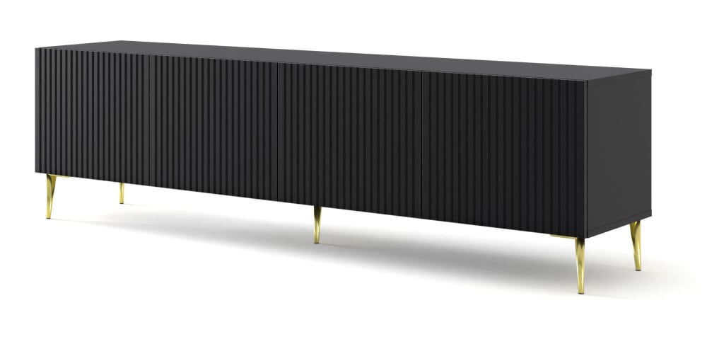 Meuble TV coloris noir