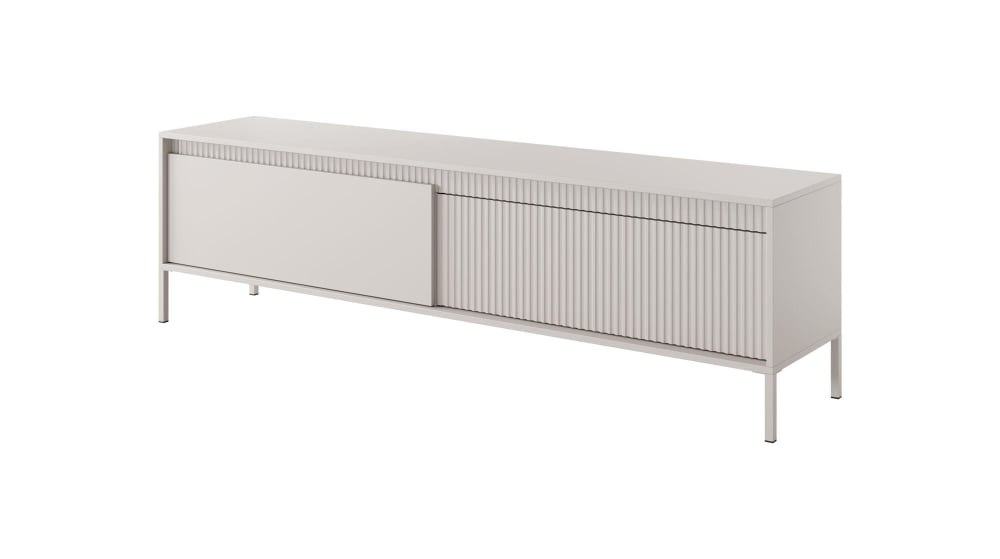 Meuble TV coloris blanc
