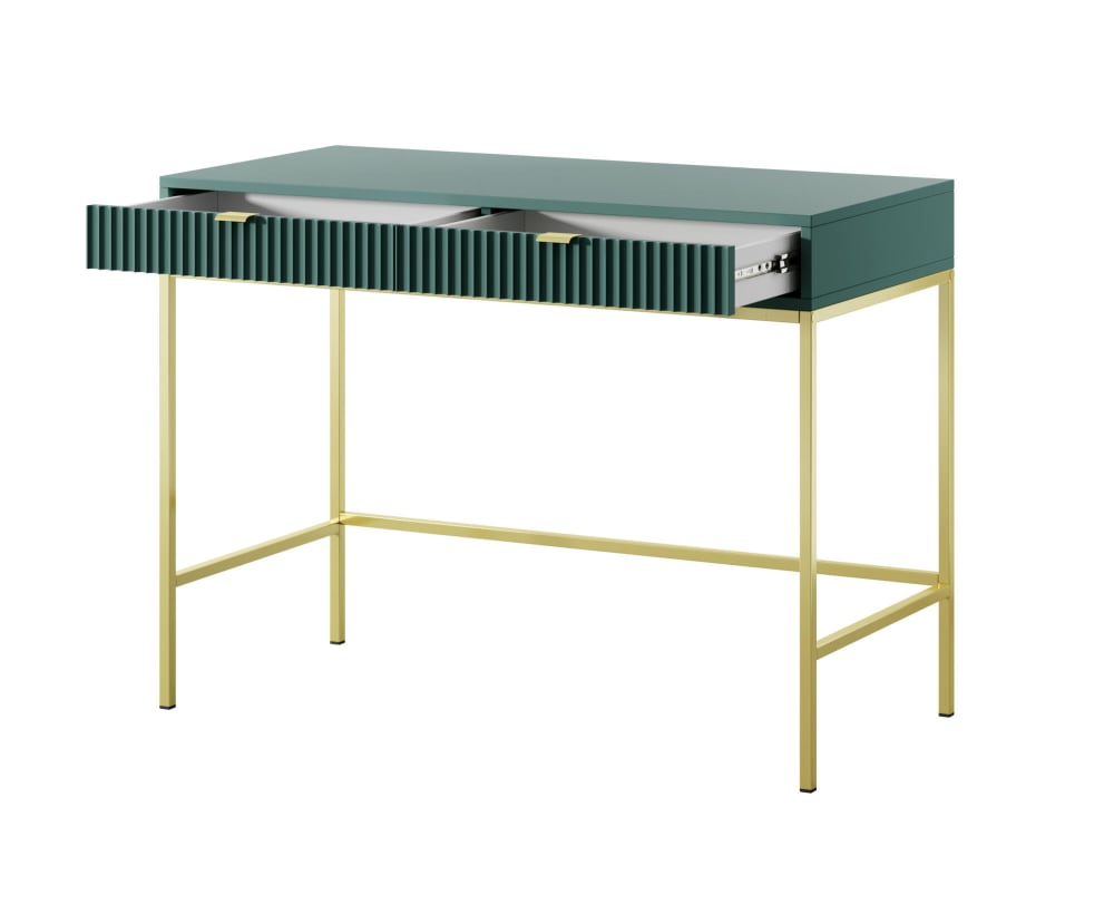 Konsolentisch Grün Gold 104 x 50 x 77 cm - Maisons Du Monde