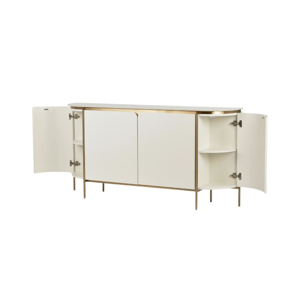 Sideboard Weiß 180 x 40 x 90 cm - Maisons Du Monde